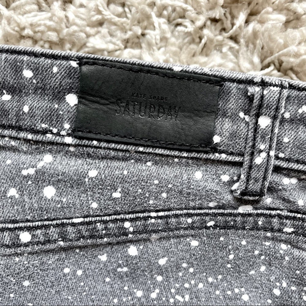 Kate Spade Saturday Night Jeans in Paint Splatter - Picture 3 of 6